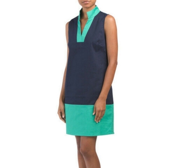 Sail to Sable Dresses & Skirts - Sail to Sable navy and green tunic dress size S